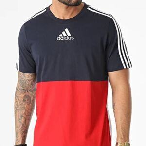Adidas Red and Blue Short Sleeve Tees Size S